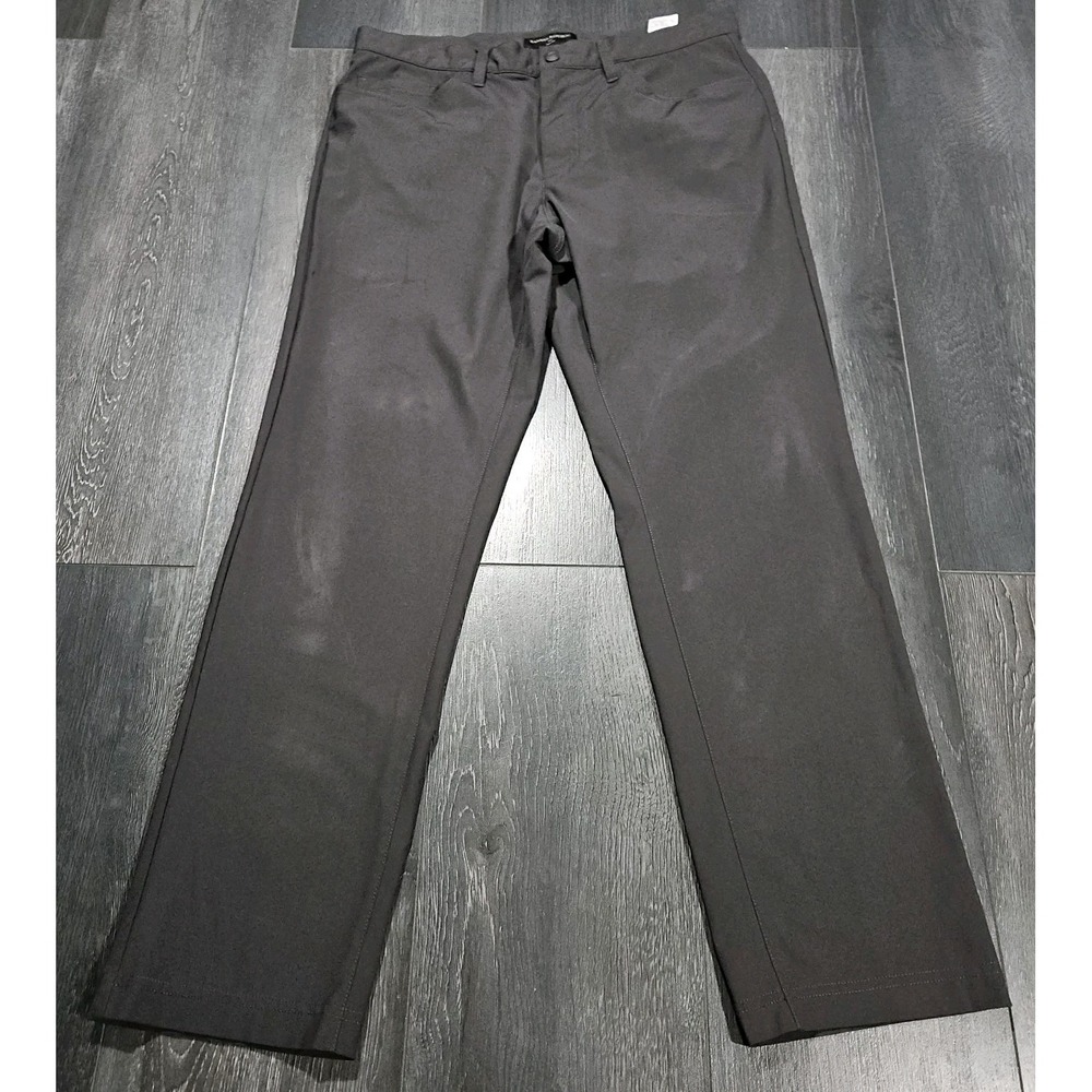 Banana Republic Hybrid Slim Fit Pant Men 32x29 Gray Stretch Preppy City 5 Pocket